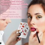 Disposable Makeup Applicators Kit with Triangle Makeup Puff Makeup Mixing Palette Makeup Artist Supplies Disposable Mascara Wands, Lip Brushes, Hair Clips Powder Puffs for Face with Storage Box - Image 4